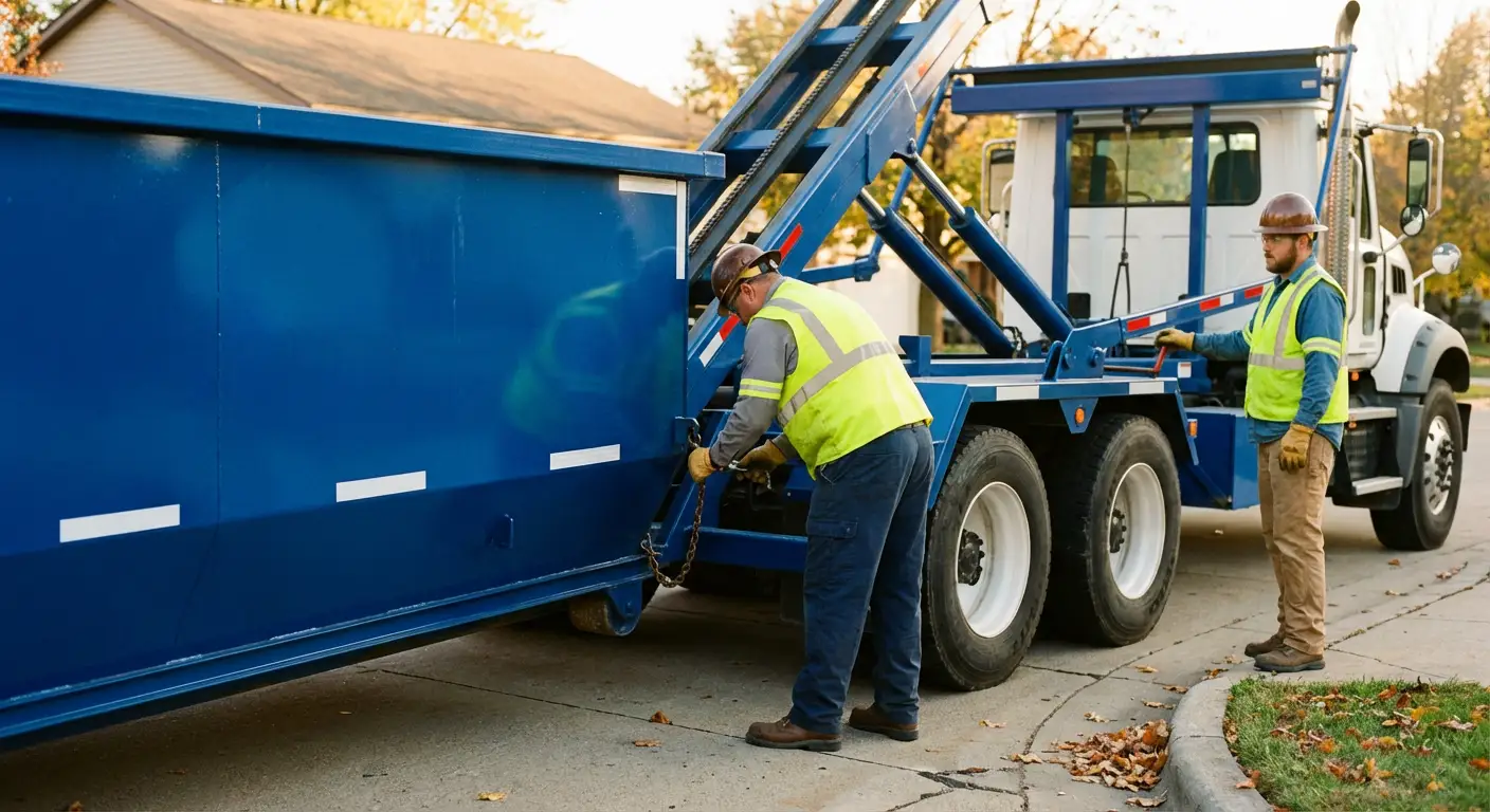 Dumpster delivery safety protocols in Burbank, CA